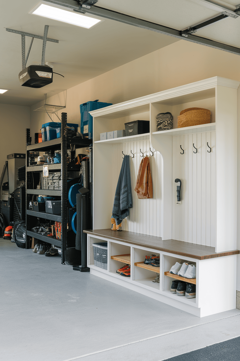 Functional Storage Solutions with Garage Mudroom Cabinets