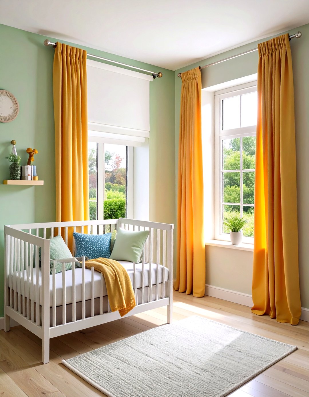 Room-Darkening Grommet Top Window Treatment for Nursery