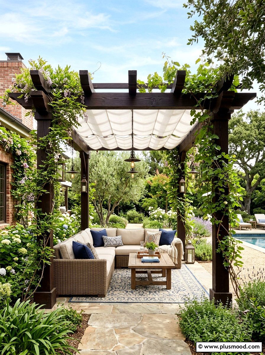 Creating Comfortable Shade with a Pergola Canopy