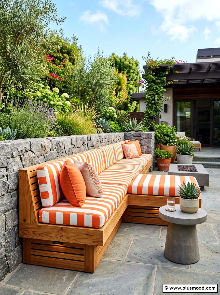 Seamless Seating with Built-In Benches