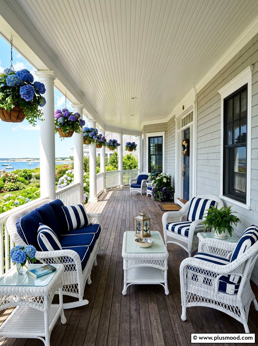 Crisp White Wicker Charm