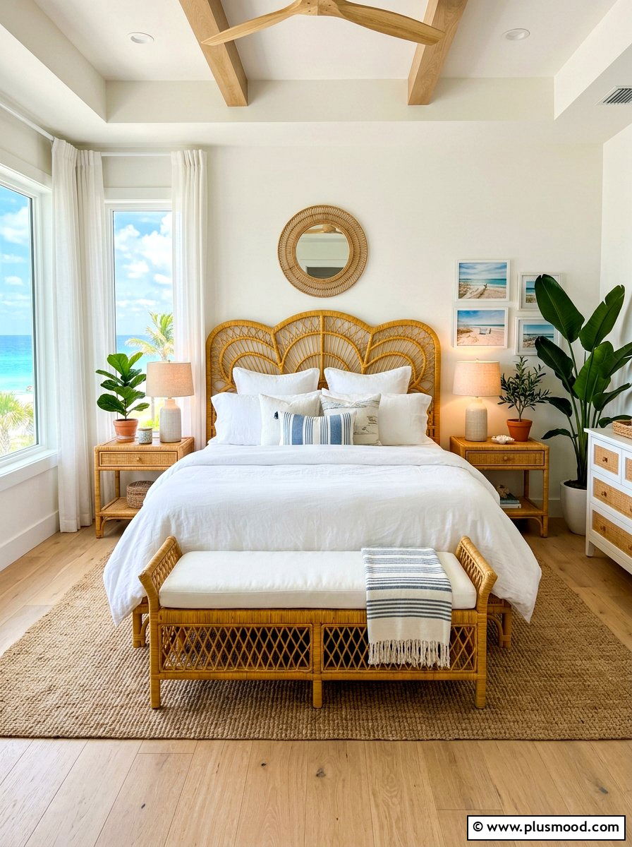 Bringing Coastal Vibes to Life with Rattan Bedroom Furniture