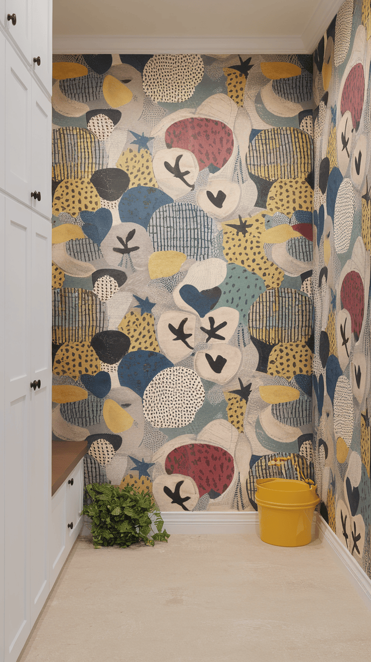 Playful Prints: Inject Fun Energy into Your Mudroom
