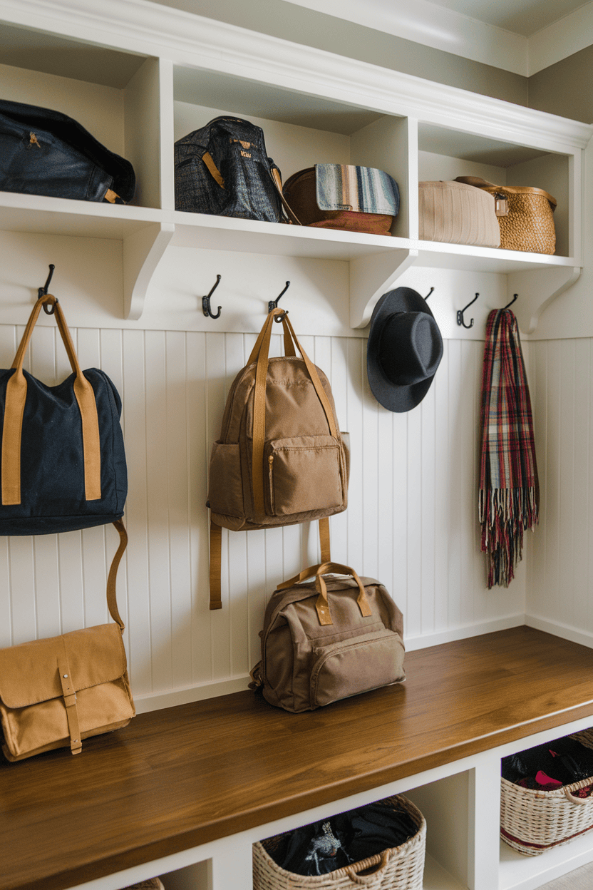 Smart Storage Solutions with a Tiered Bench
