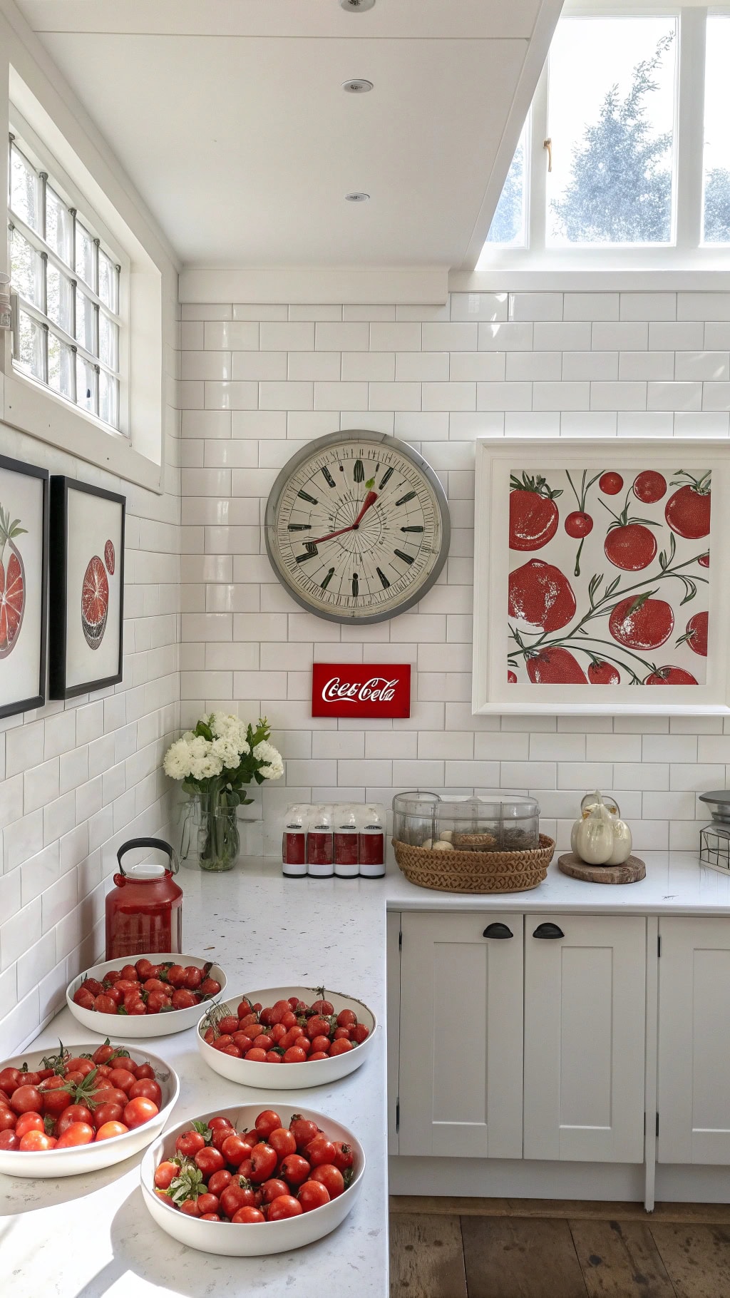 Red Kitchen Artwork and Wall Decor