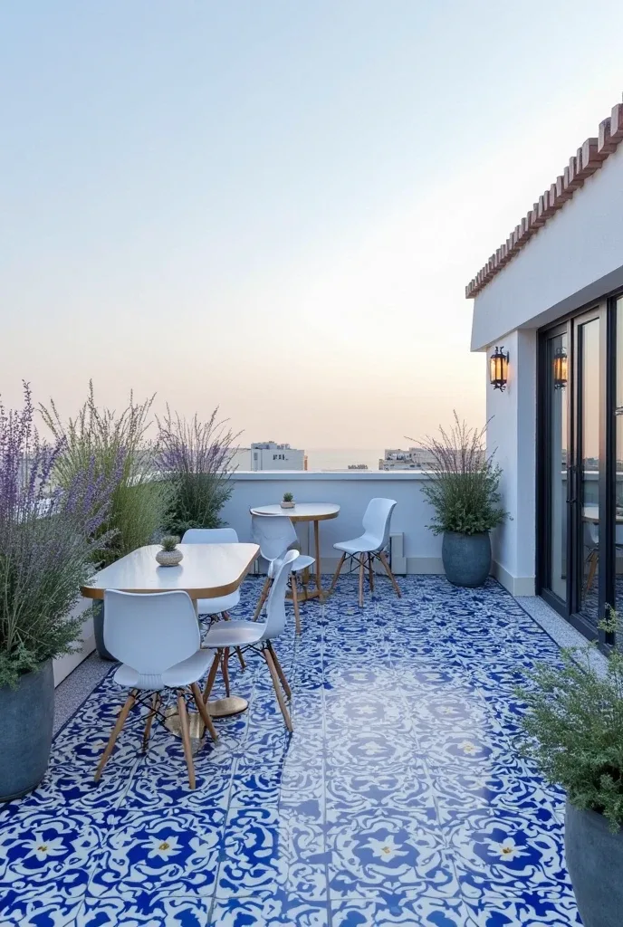Sun-Kissed Mediterranean Rooftop Vibes