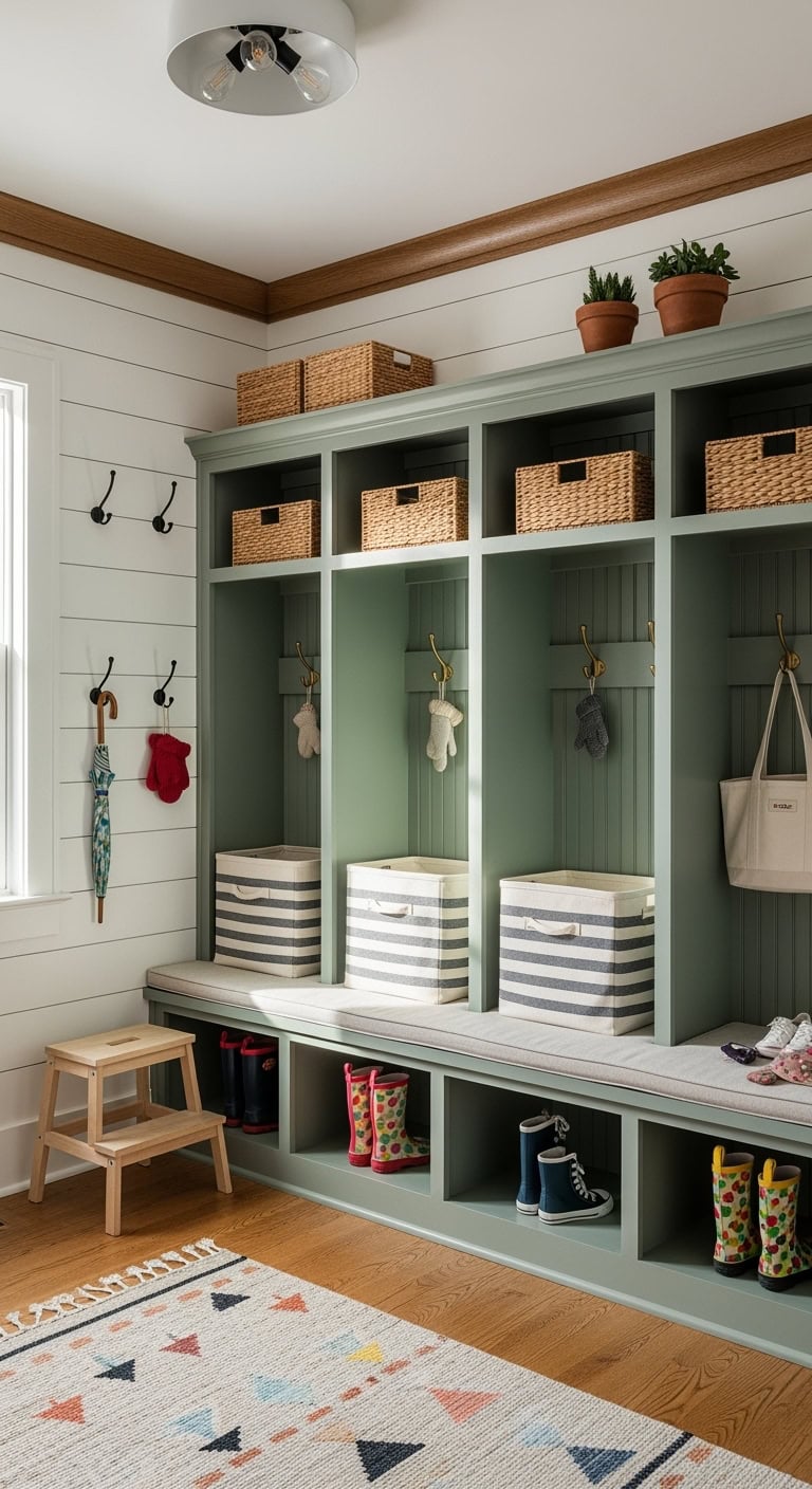 Personalized Lockers for Kids’ Mudroom Magic