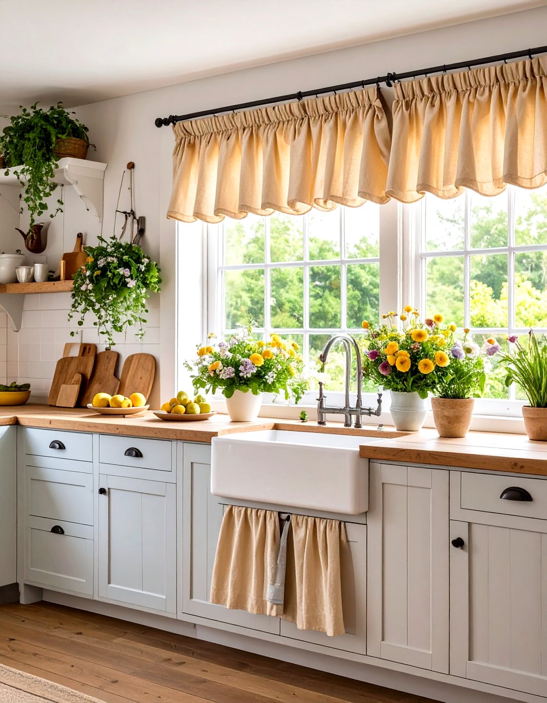 Whimsical Vintage-Inspired Window Topper