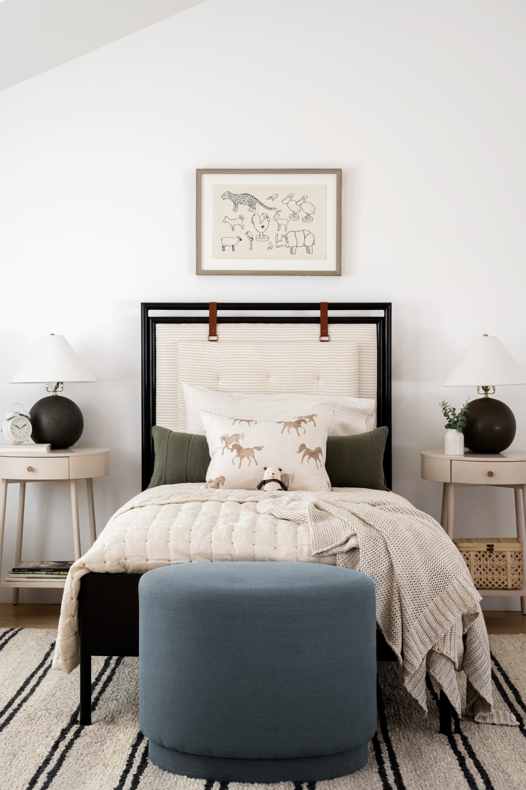 Cozy Ottomans Perfect for Playful Spaces