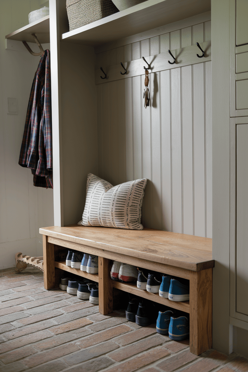 Creative Mudroom Shoe Storage: Build a Cozy Bench with Shoe Shelves