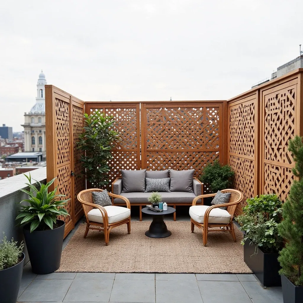 Stylish Seclusion with Artistic Screens