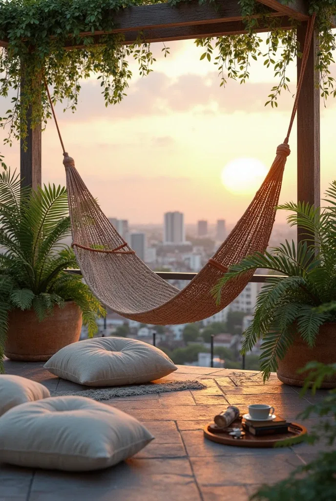 Golden Hour Hammock Haven