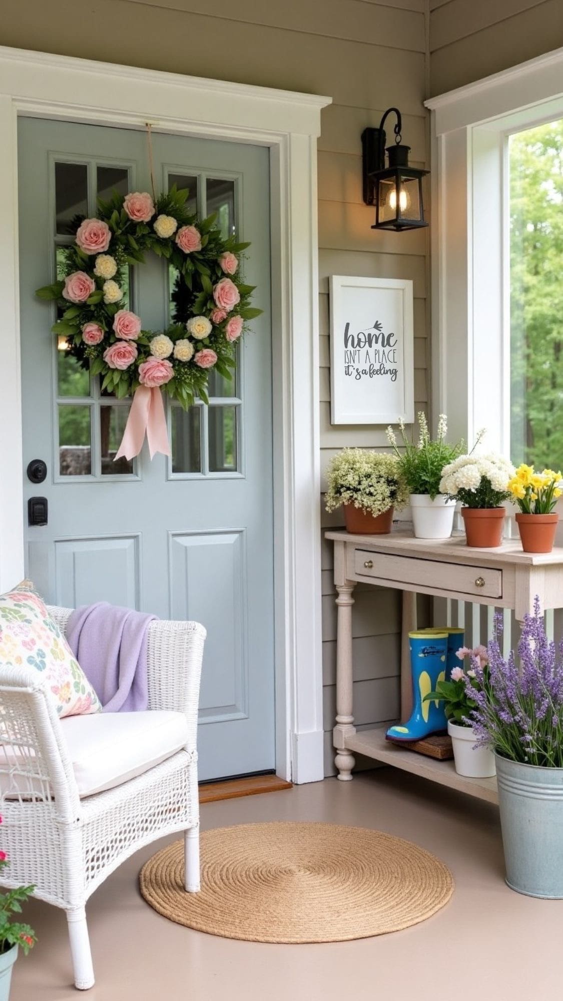 Charming Front Door Wreath