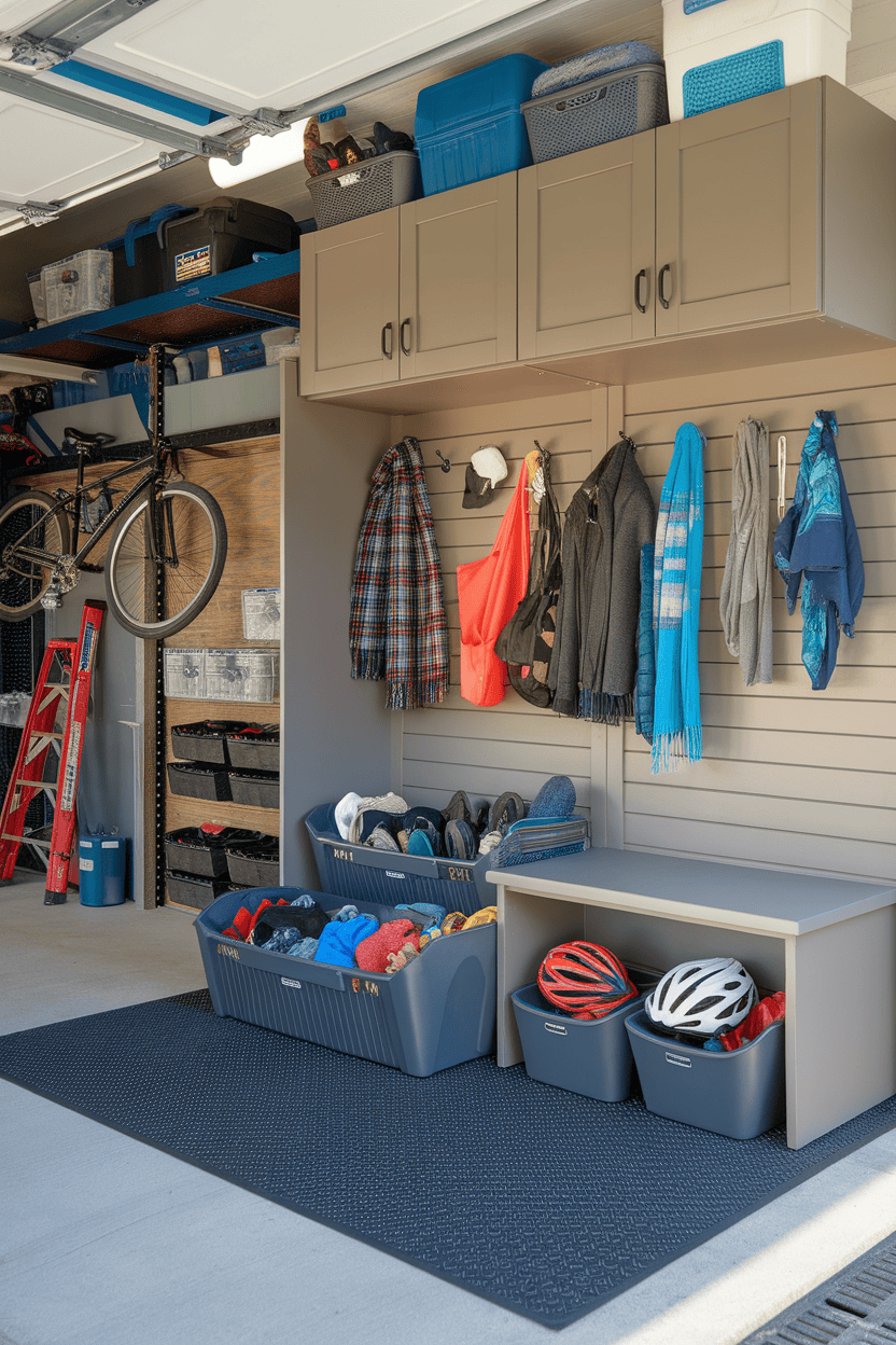 Simplify Your Seasonal Switch with a Functional Garage Mudroom