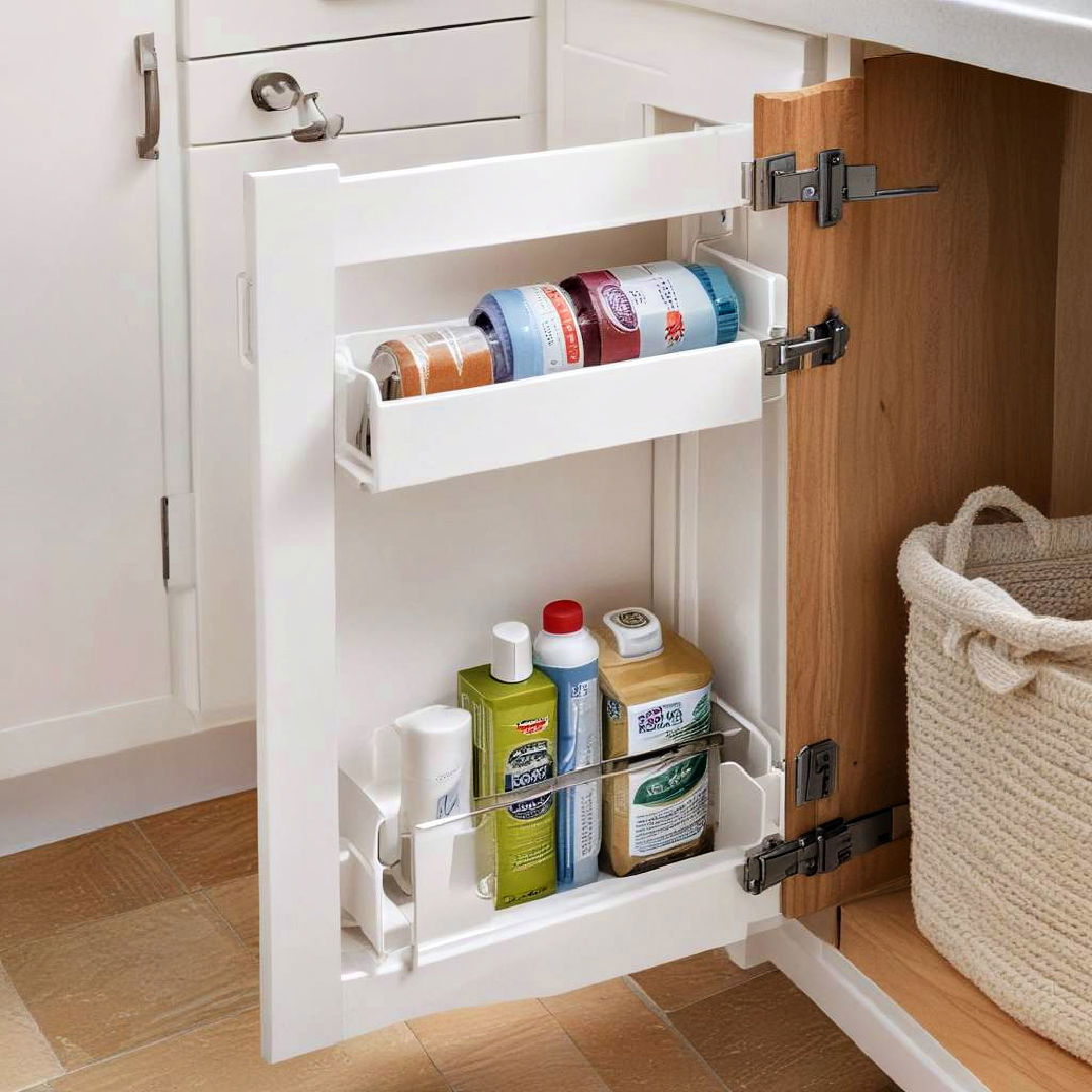 Utilize Cabinet Door Interiors for Extra Storage