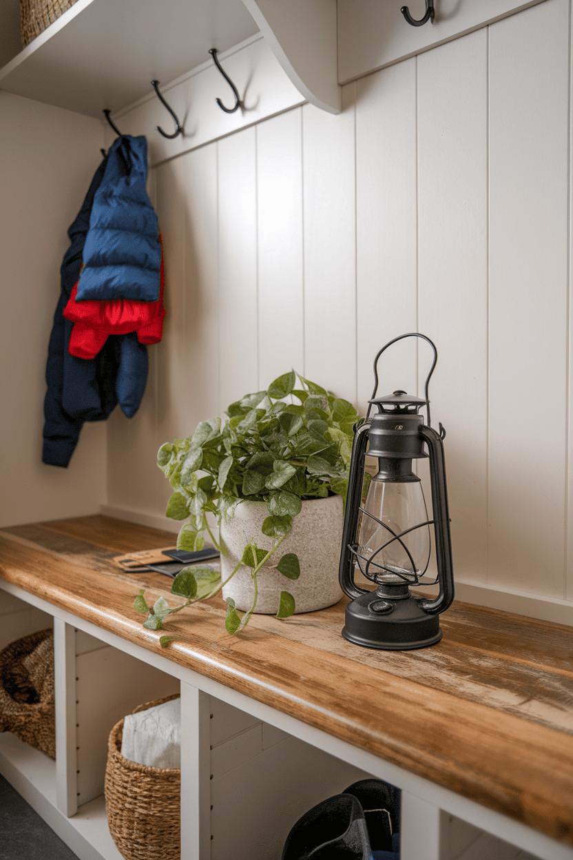 Sustainable Wooden Storage Benches for Your Mudroom
