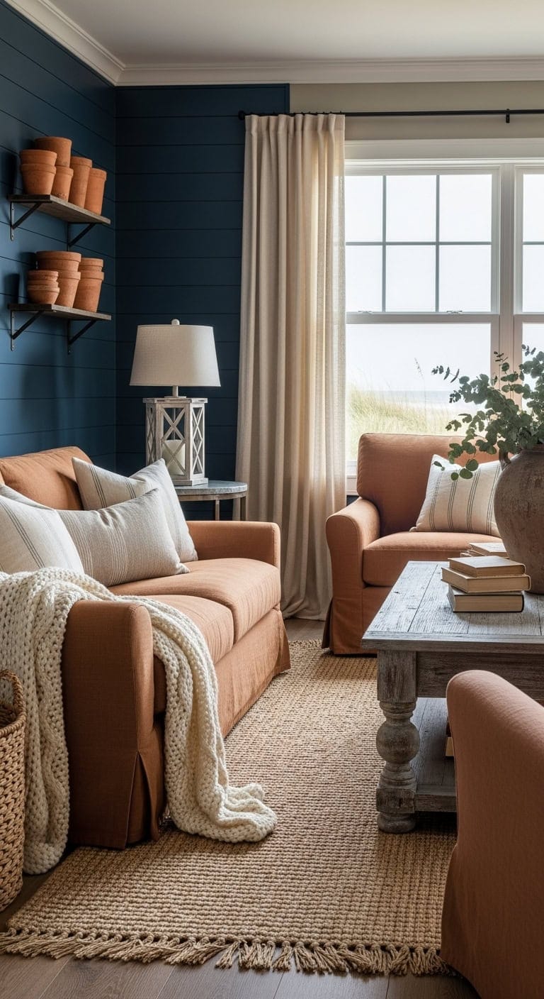 Seaside Elegance with Rustic Accents