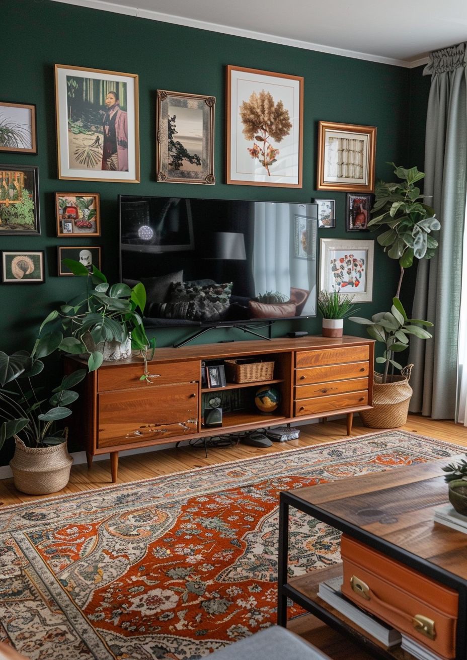 How to Create a Striking Gallery Wall with Dark Backgrounds