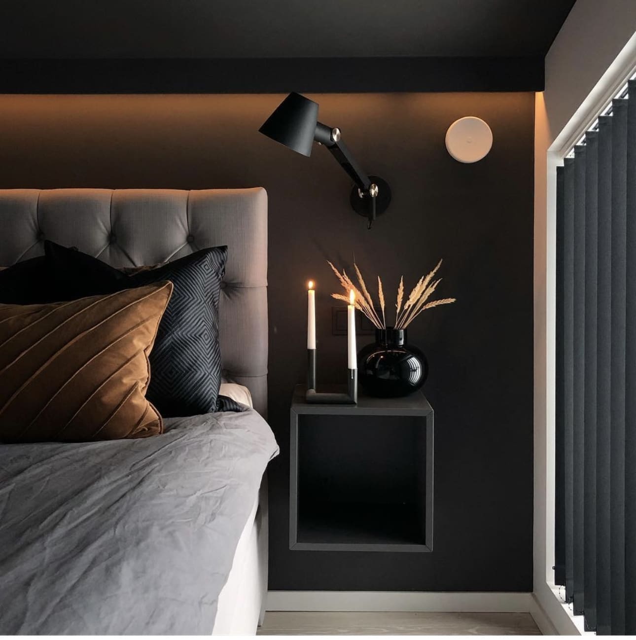 Opt for Wall-Mounted Nightstands