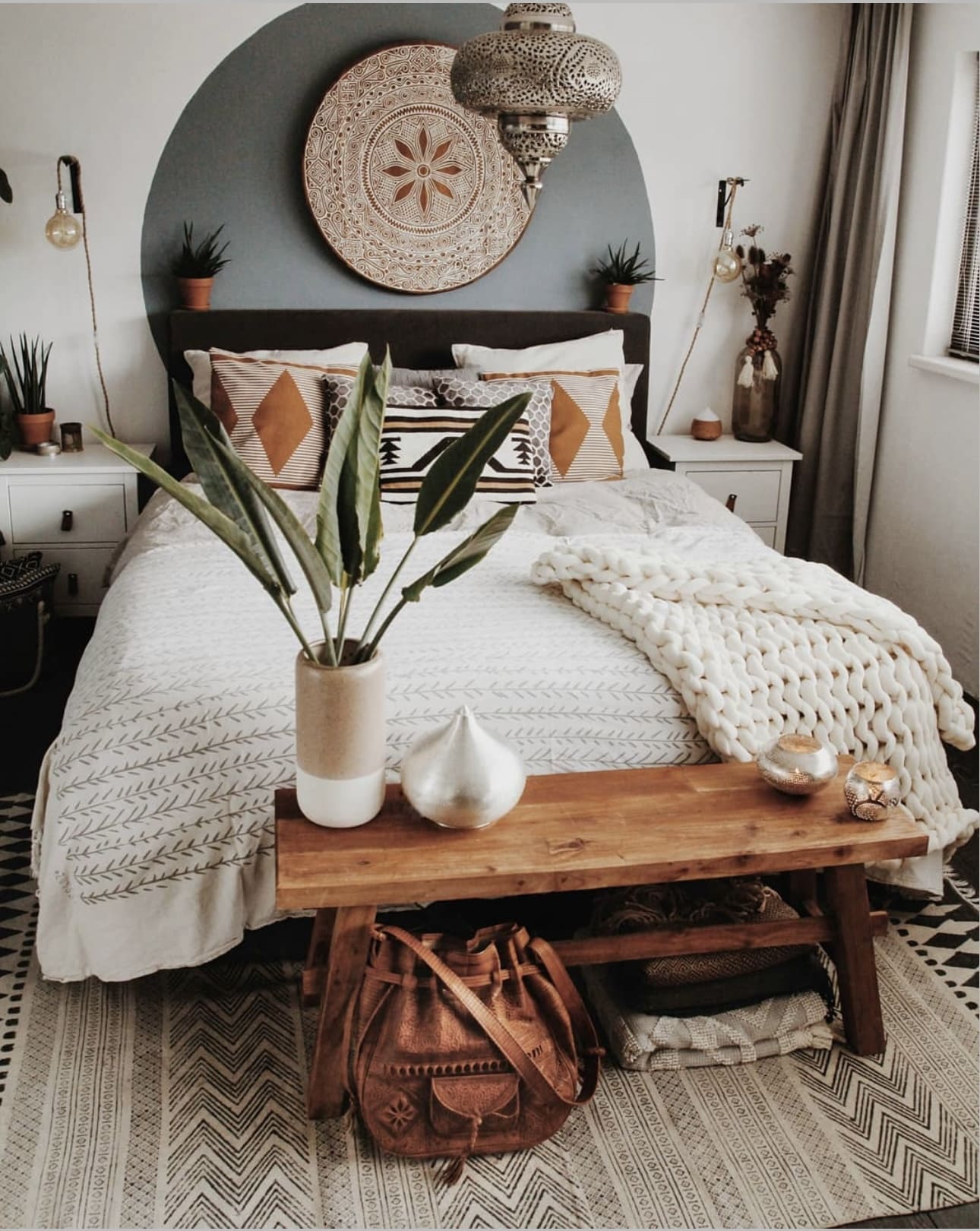 Create a Faux Headboard with Paint