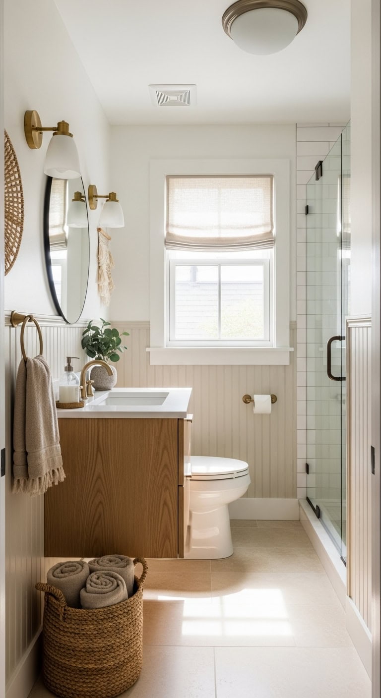 California Casual: Enhance Compact Bathrooms with Bright, Natural Light Strategies