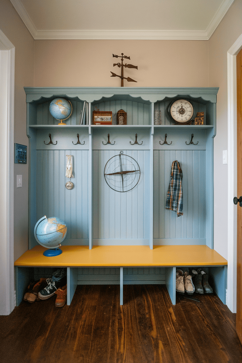 Smart and Stylish Mudroom Bench Solution