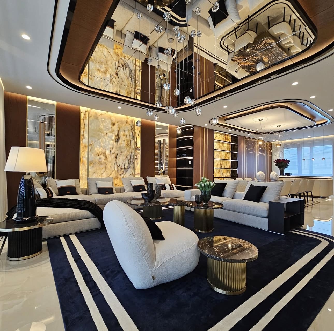 Brighten and Expand Your Living Room with Mirrors