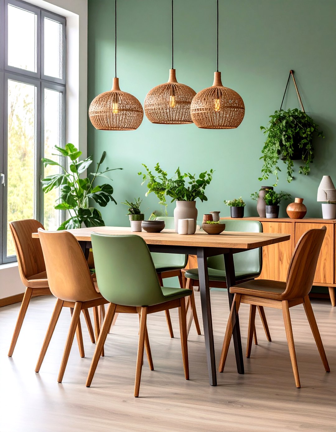 Modern Industrial Dining Spaces Featuring Mixed Metal and Wood Seating