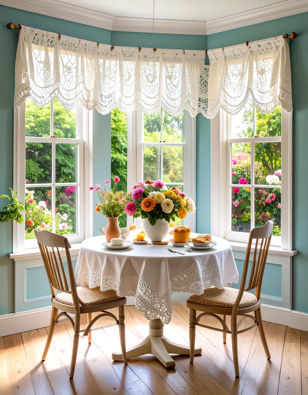 Timeless Elegance Sheer Drapery Accent