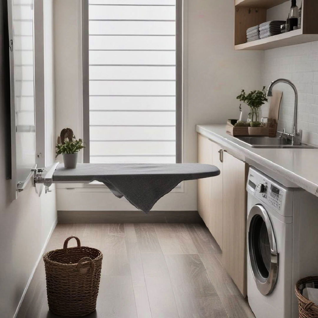 Concealed Fold-Out Ironing Station