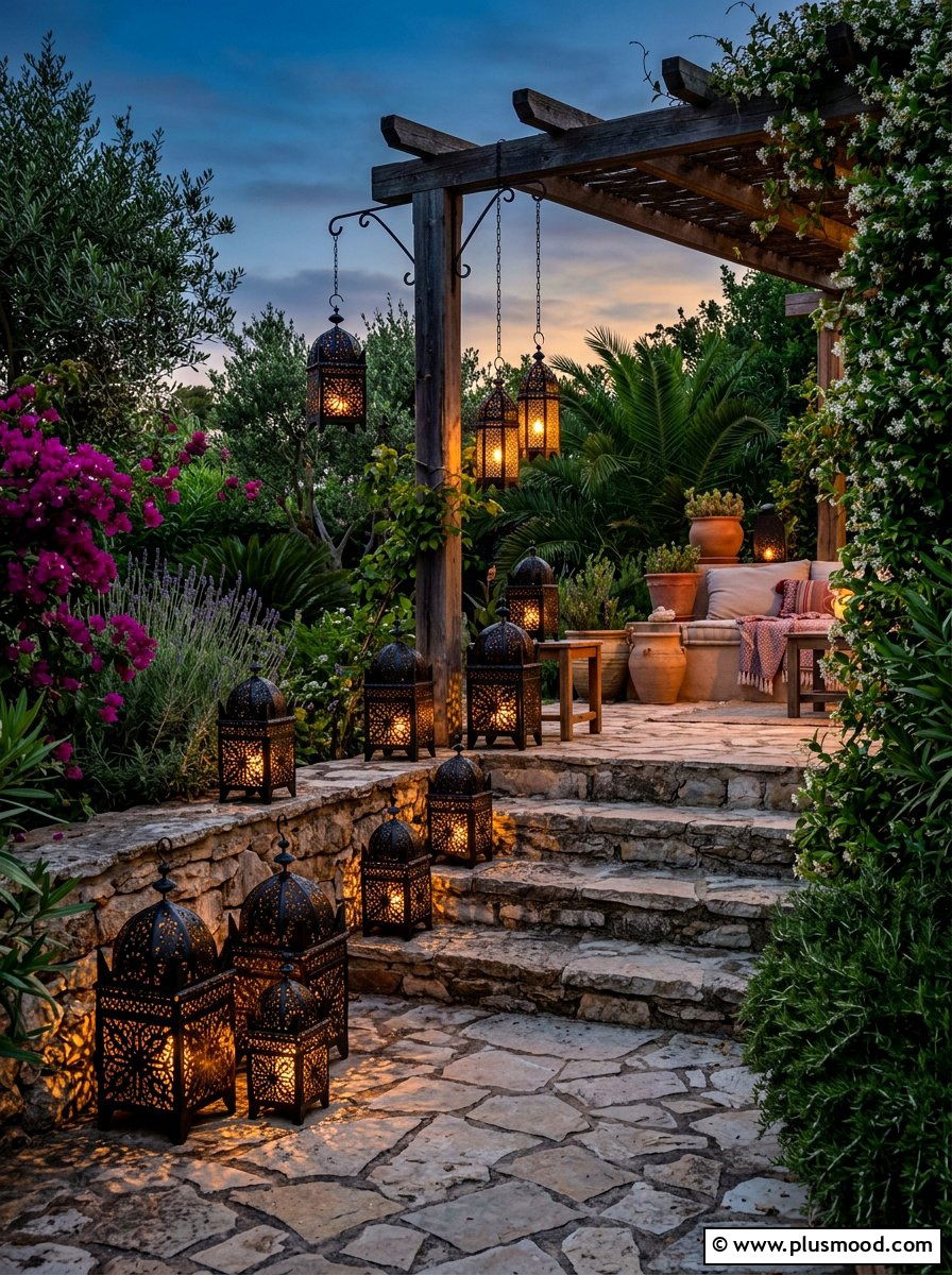 Eco-Friendly Ambiance with Solar Lanterns