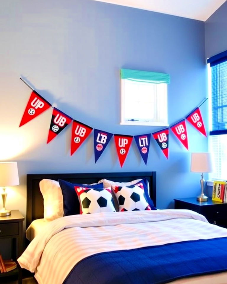Soccer Spirit Pennant Bunting