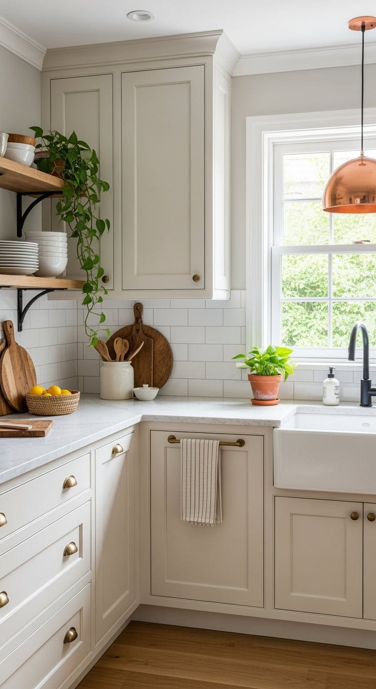 Eclectic Elegance: How Mixed Metals Elevate Cozy Kitchen Retreats