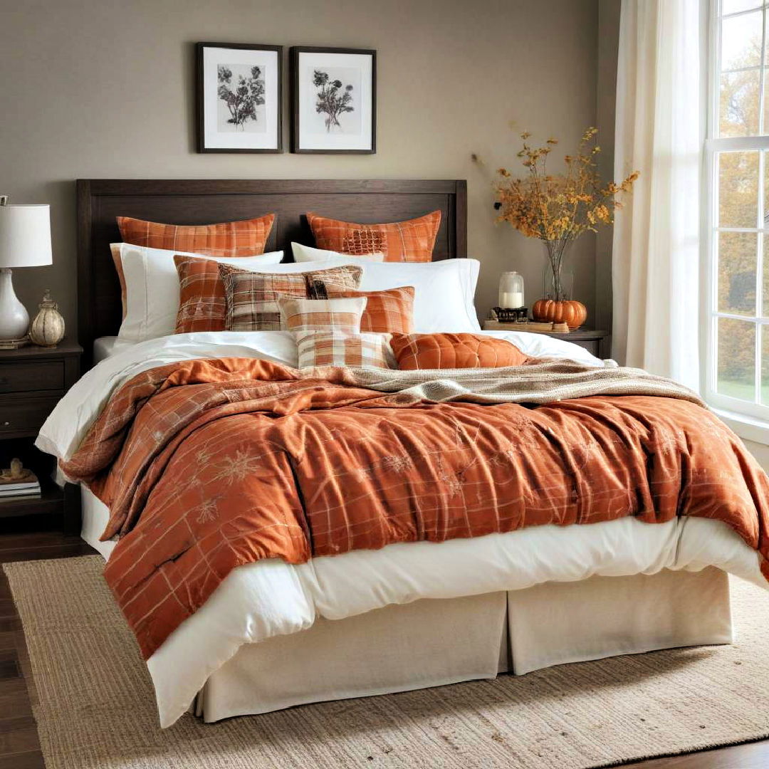 Cozy Up Your Sleep Space with Autumn-Inspired Bedding