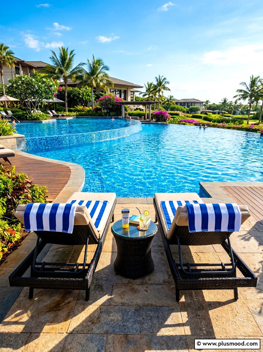 Chic Wicker Chaise Lounges