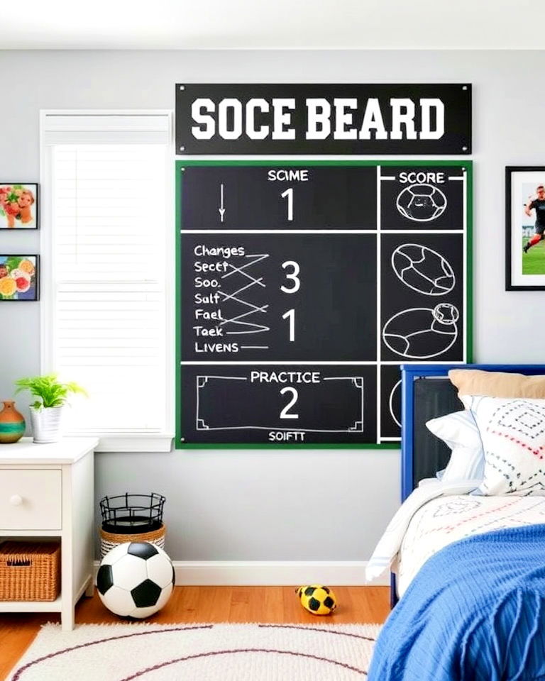 Interactive Soccer Scoreboard Wall