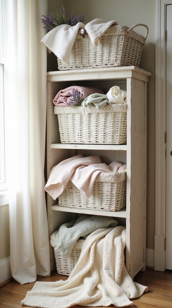 Incorporate Wicker Baskets for Delightful Storage Solutions
