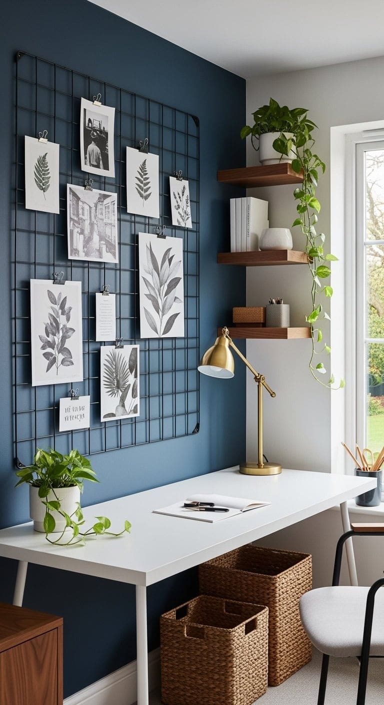 Chic Wire Grid Walls: Curate Your Dynamic Photo Gallery