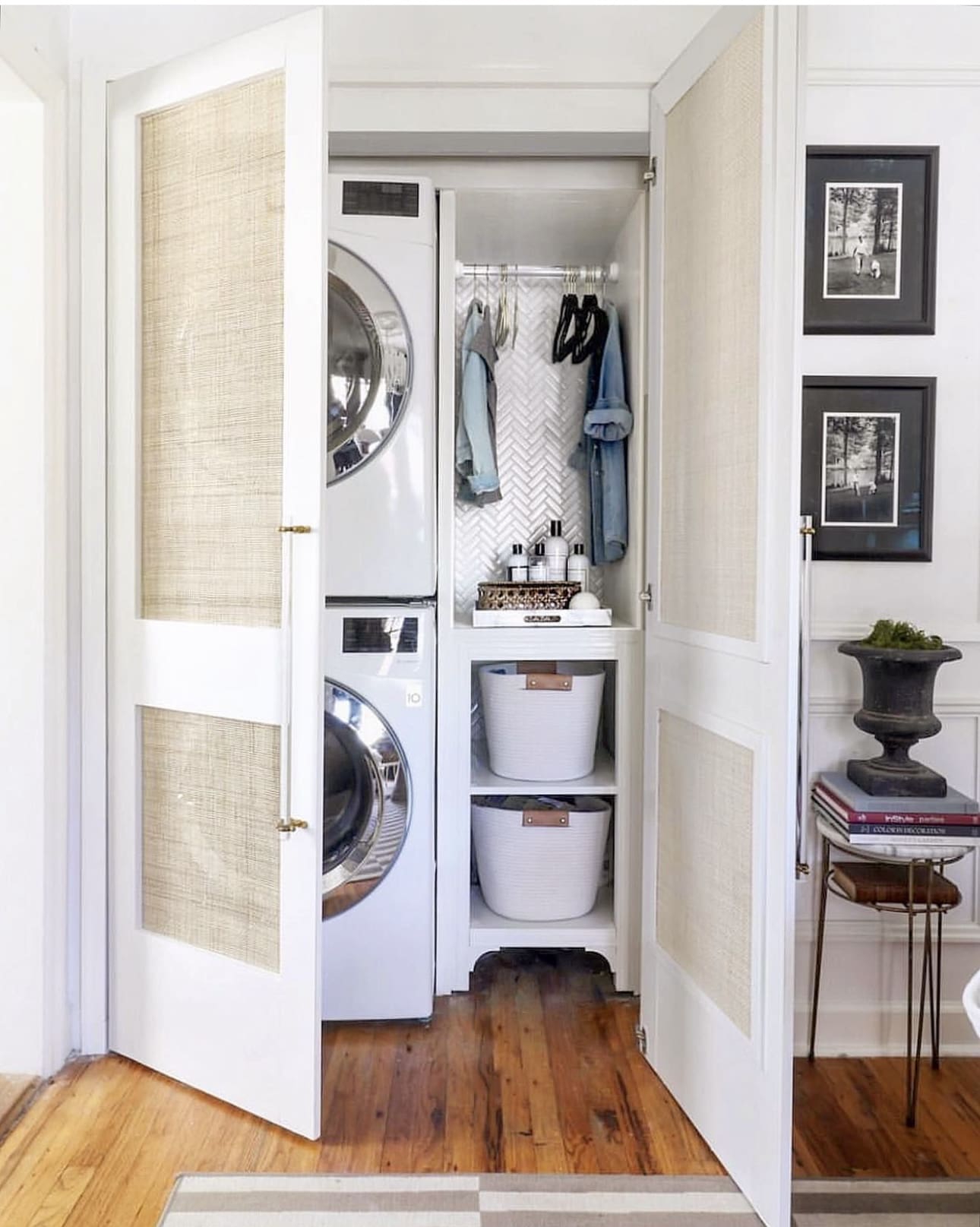 Small Apartment Laundry Closet