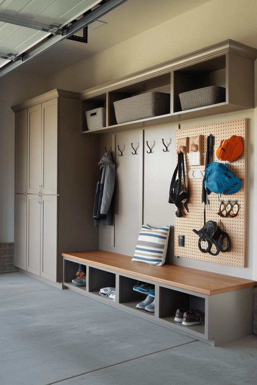 Transform Your Garage Mudroom into an Organized All-In-One Space
