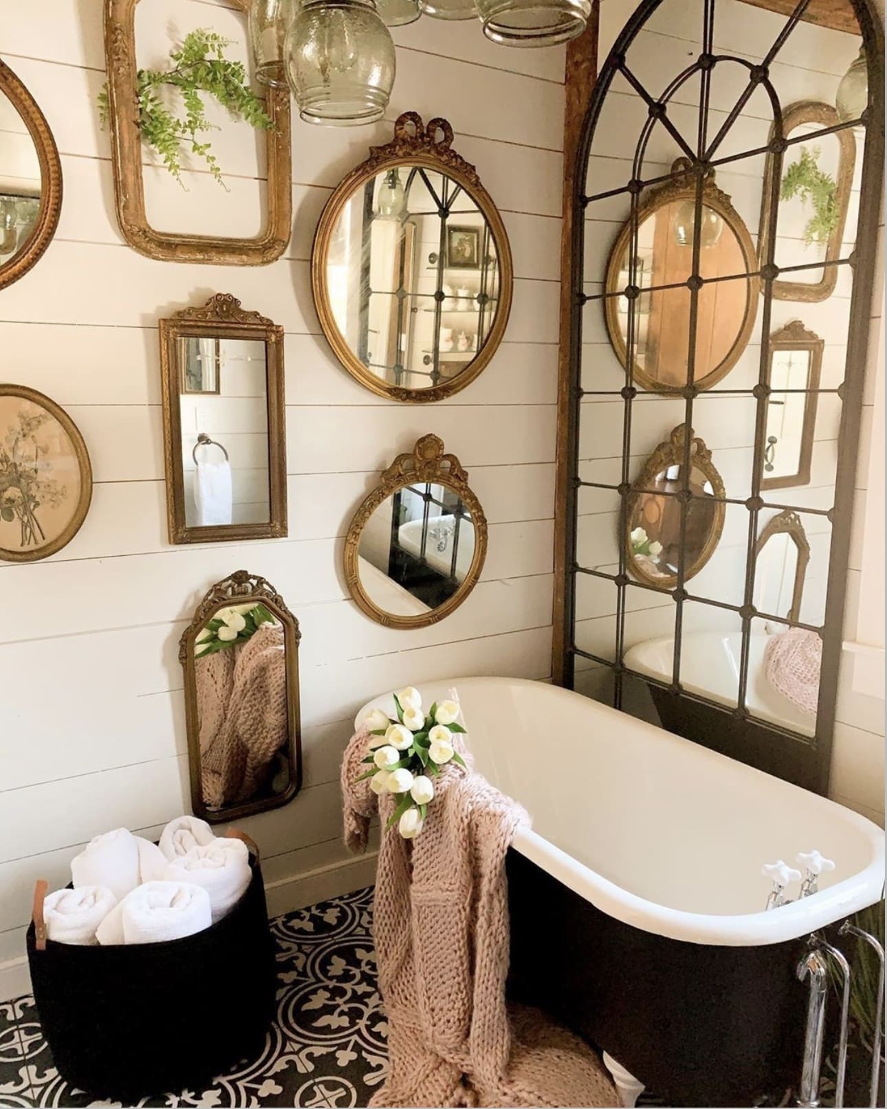 Reflective Charm: Creating a Stunning Antique Mirror Wall