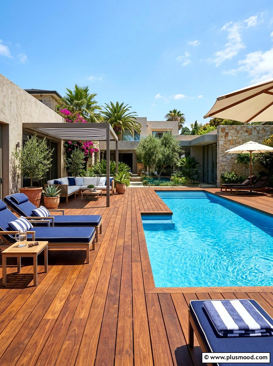 Luxurious Timber Pool Decking