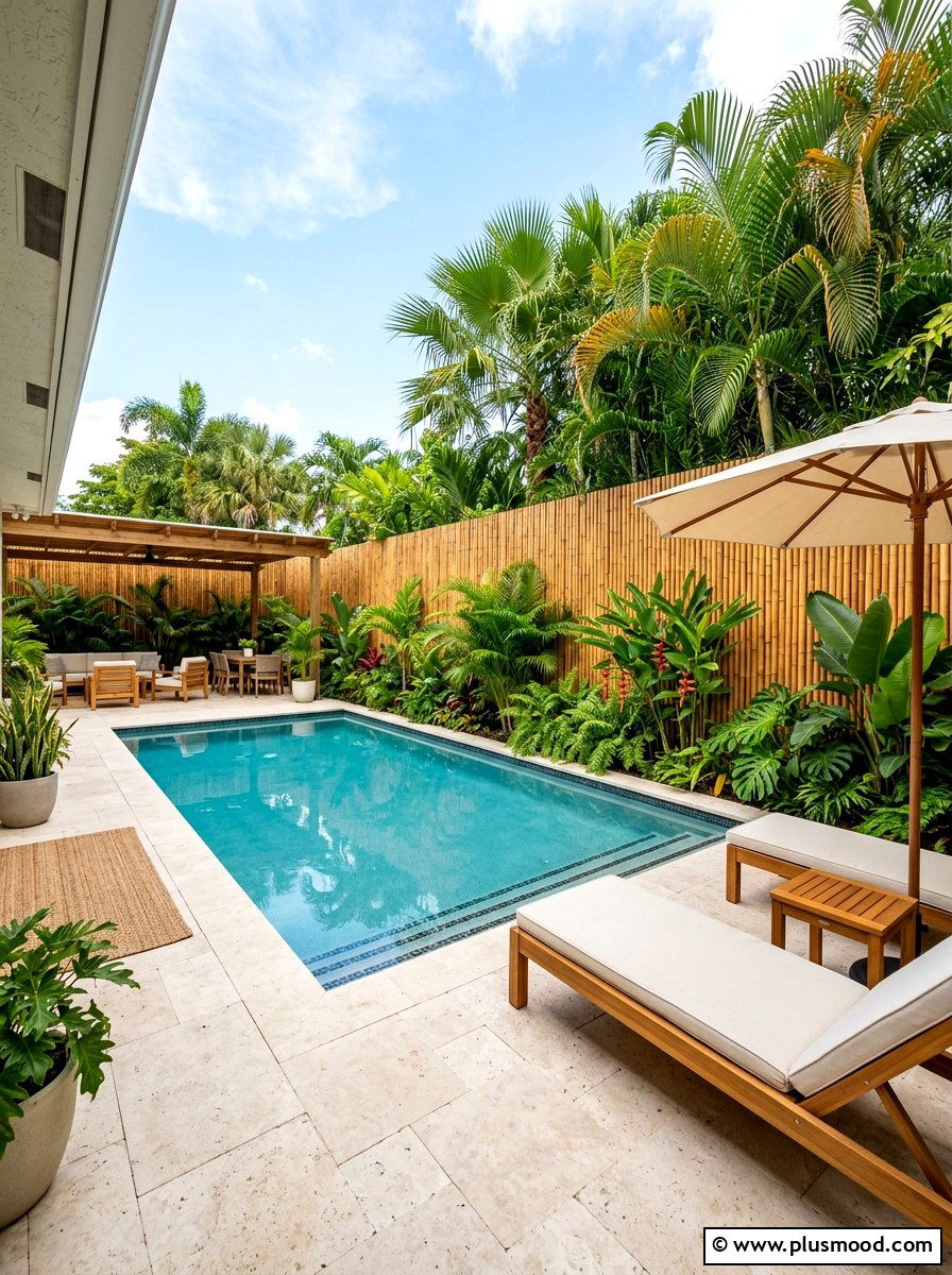 Transforming Your Pool Area with Bamboo Privacy Screens