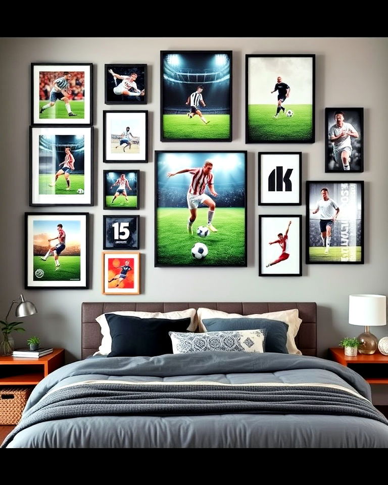 Kickoff Your Walls with Soccer-Inspired Art Displays
