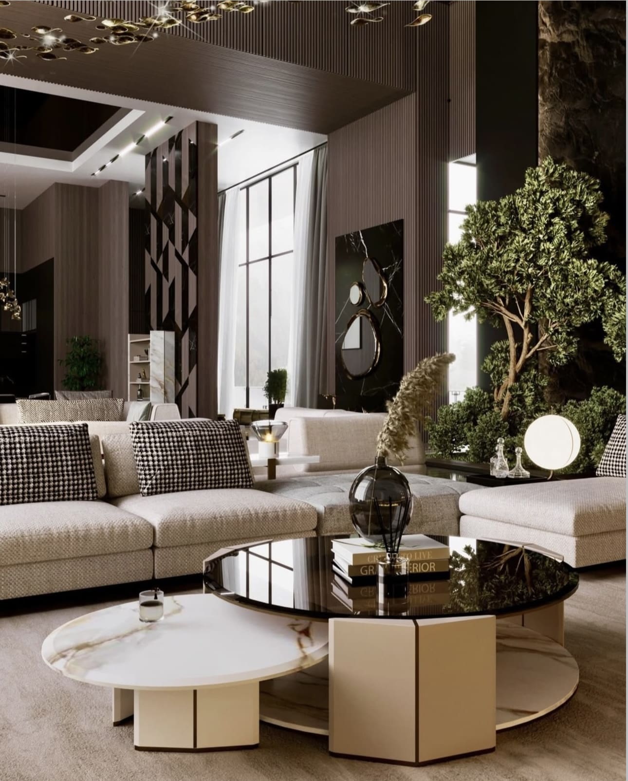 Shine Bright: Elevate Your Living Room with Metallic Touches