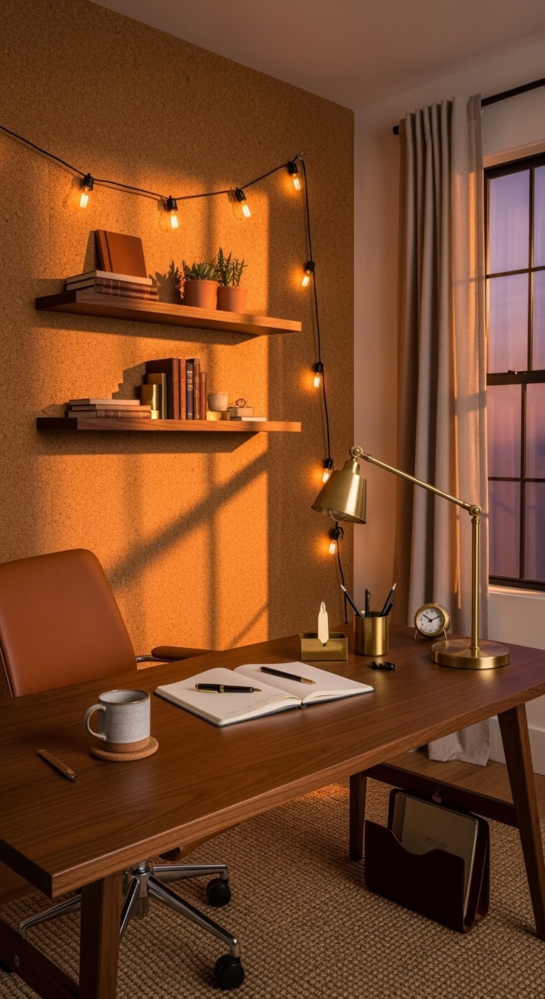 Elegant and Inviting Textured Home Office Designs