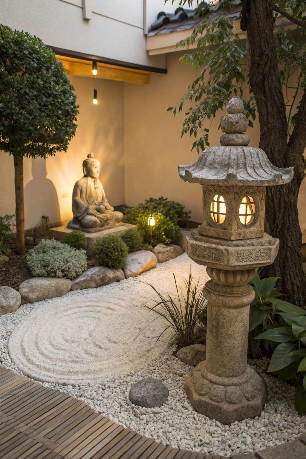 Small Buddha Garden Corner