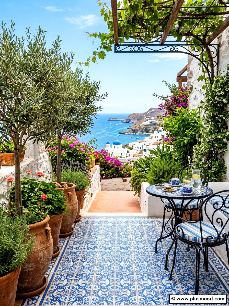 Embrace Mediterranean Charm on Your Small Patio