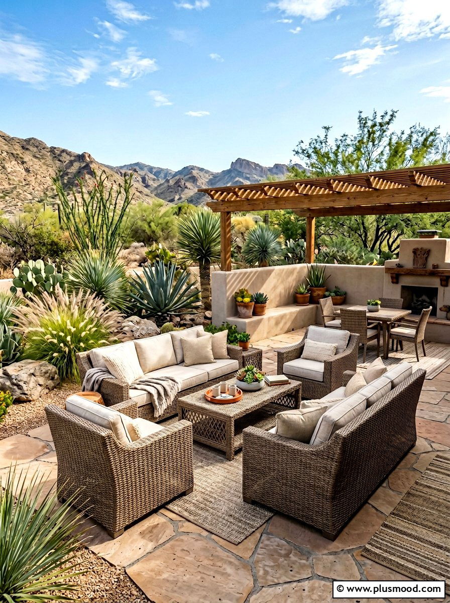 Warm Natural Wicker Vibes