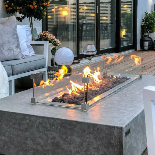 Durable Concrete Firepit for Your Patio
